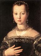 Portrait of Maria de- Medici Agnolo Bronzino